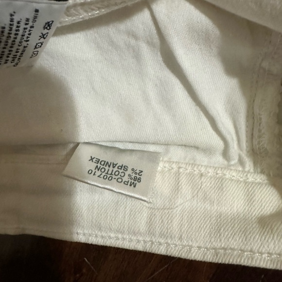 NWOT J Brand White Denim Shorts - Picture 5 of 7